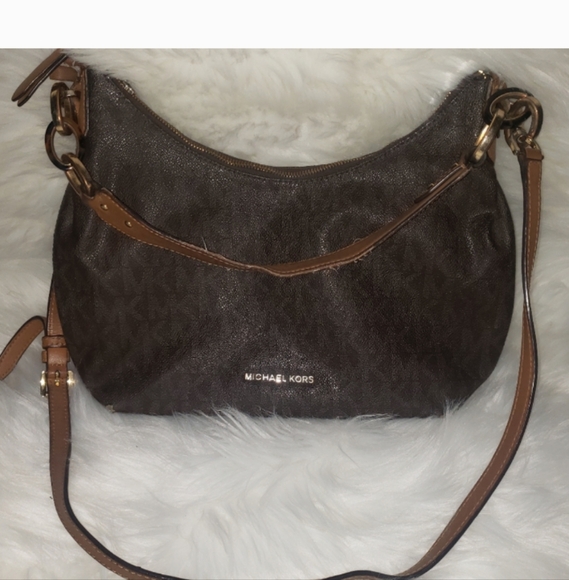 Michael Kors Brown Crossover Or Hangbag Beautiful Purse - Picture 2 of 4